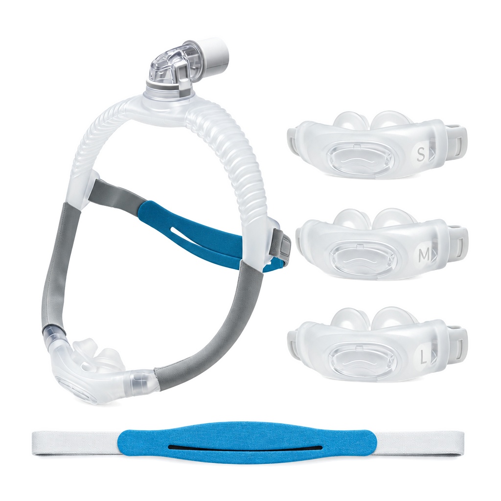 Silicone Mask Bracket - Maschera CPAP con cuscinetti nasali AirFit
