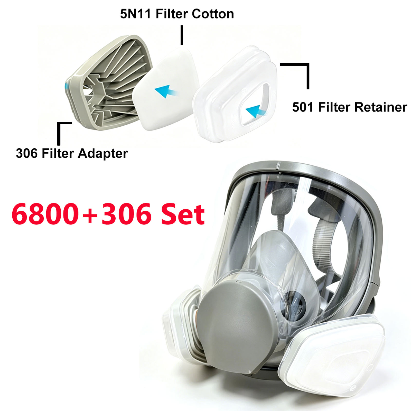 Respiratore a faccia intera 68 - Dust Mask Construction recensione e prezzo